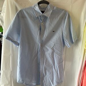 Vineyard Vines Blue Casual Button Down Shirt men’s size medium